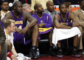 La relación entre Shaquille O'Neal y Kobe Bryant se rompió definitivamente en la temporada 2003-04