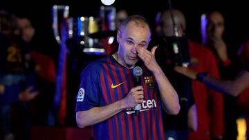 Iniesta: "Con Messi, alguna Champions más tendríamos que
haber ganado"