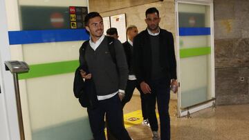 Alin Tosca, junto a Antonio Adán.
