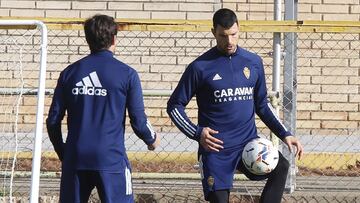 Haris Vuckic, durante un entrenamiento.