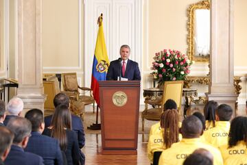 El Presidente de la República, Iván Duque, entregó el Pabellón Nacional a los deportistas de la delegación colombiana, encabezada por el boxeador Yuberjén Martínez, que estarán en los Juegos Panamericanos de Lima 2019, a llevarse a cabo del 26 de julio al 11 de agosto.