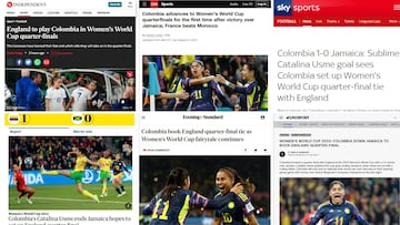 Prensa en Inglaterra sobre la Selección Colombia