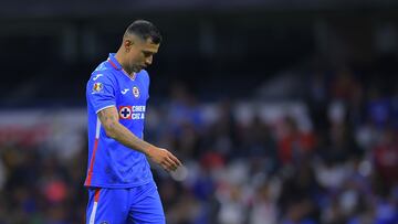    Julio Cesar Dominguez of Cruz Azul during the game Cruz Azul vs Atlas, corresponding to Round 07 of the Torneo Clausura 2023 of the Liga BBVA MX, at Azteca Stadium, on February 22, 2023.

<br><br>

 Julio Cesar Dominguez de Cruz Azul durante el partido Cruz Azul vs Atlas, Correspondiente a la Jornada 07 del Torneo Clausura 2023 de la Liga BBVA MX, en el Estadio Azteca, el 22 de Febrero de 2023.