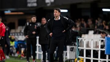 BEÑAT SAN JOSÉ, HEAD COACH OF SD EIBAR, FC Cartagena vs SD Eibar, regular Hypermotion league match Cartagonova stadium, Cartagena, Region of Murcia Spain, February 28, 2025