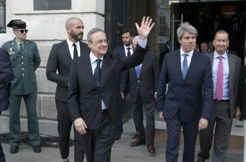 Florentino Pérez y Ángel Garrido. 