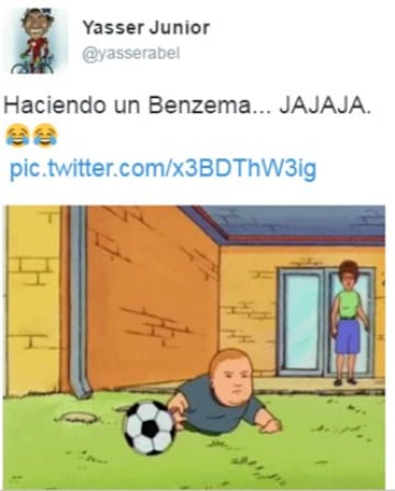 Doing a Benzema