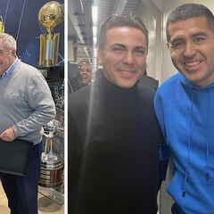 Cristian Castro recibe homenaje de Boca Juniors y confunde a Juan Román Riquelme