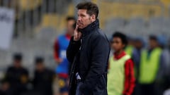 Simeone, entrenador del Atl&eacute;tico.