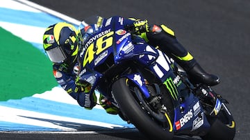 El piloto de Movistar Yamaha Valentino Rossi.