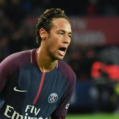 Neymar misses Lyon clash with thigh injury