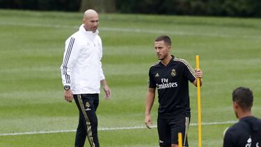 Hazard y Zidane.