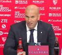 Zidane: "Es duro, nos faltaron 5 minutos para cerrar el partido"