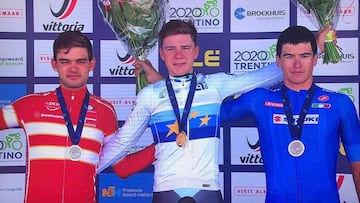 Evenepoel, vigente campe¨®n de Europa de ciclismo.