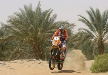 Marc Coma durante el Rally Desert Challenge en 2009