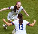 Rose Lavelle y Alex Morgan, las más jóvenes en anotar en WWC