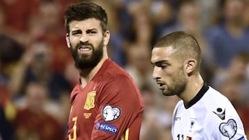 Piqué: whistles drown out applause at Spain v Albania