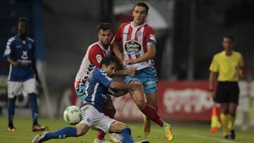 Fecha: 2016-09-06 Lugo.- Partido de Copa del Rey 2016/17 en el Estadio Angel Carro de Lugo. Entre los equipos CD Lugo y el CD Tenerife, disputado hoy Martes 6 de Septiembre de 2016