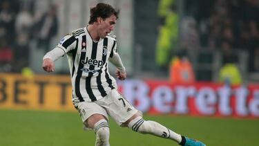 Dusan Vlahovic of Juventus Fc during the Italian championship Serie A football match between Juventus FC and Torino FC on February 18, 2022 at Allianz stadium in Turin, Italy - Photo Nderim Kaceli / DPPI
AFP7
18/02/2022 ONLY FOR USE IN SPAIN