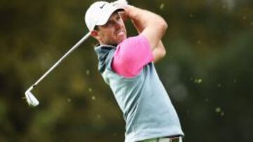 Charl Schwartzel en el Porsche European Open.