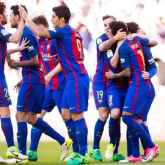 Neymar motiva al Tridente y el Barcelona sigue a la caza