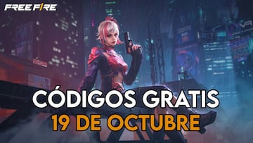 Free Fire códigos gratis 19 de octubre