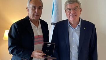 Alejandro Blanco recibe la medalla de oro del COI