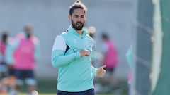 Isco, en un entrenamiento.