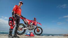 Rubén Fernández, con la Honda de MXGP.