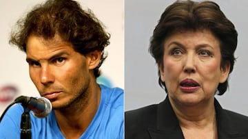 Spanish tennis superstar Rafael Nadal said on April 25, 2016 that he had filed a lawsuit in Paris against former French sports minister Roselyne Bachelot after she alleged he had hidden a positive drugs test. &quot;Through this case, I intend not only to 