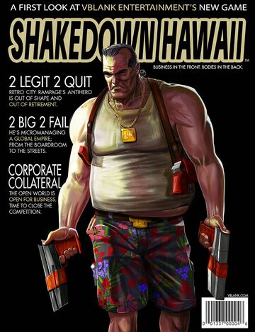 Ilustración - Shakedown Hawaii (3DS)