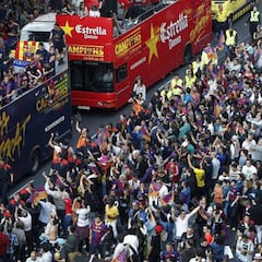 El club azulgrana prepara rúa para el lunes si hay alirón