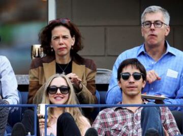 Los actores Amanda Seyfried y Justin Long.