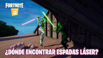Fortnite Capítulo 2 - Temporada 1 | Desafío de Star Wars: ¿dónde encontrar espadas láser?