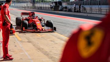 MOTOR - F1 - SPAIN GRAND PRIX - TEST
BARCELONA, CATALONIA 14 May 2019, Sebastian Vettel driver of Ferrari at Circuit de Barcelona Catalunya during the test post Spanish GP
14/05/2019