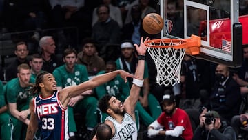 The Boston Celtics are the first team to reach the second round of the NBA Playoffs after completing the sweep over the Brooklyn Nets on Monday.