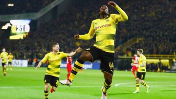 Batshuayi le robó el empate al Frankfurt de Salcedo
