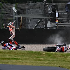 Márquez y Zarco rozan la tragedia en Alemania