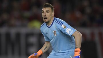 Franco Armani durante la Copa Libertadores