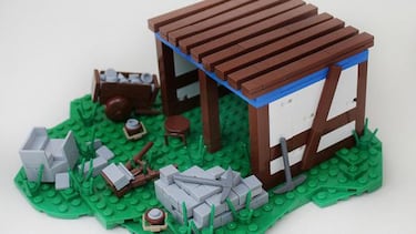 Edificios de Age of Empires II recreados en LEGO