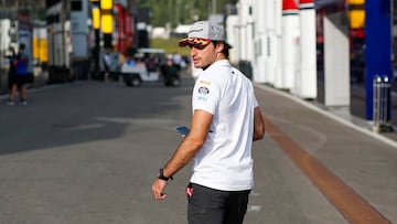 Carlos Sainz en un gran premio de F1 en 2019.