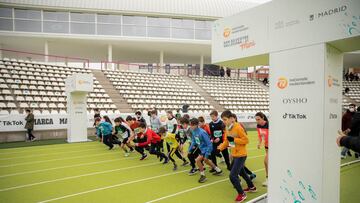 Los ni&ntilde;os disfrutan de la magia de la San Silvestre Vallecana Mini en Vallehermoso
 NATIONALE-NEDERLANDEN SAN SILVES
 26/12/2021