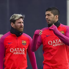 Último entrenamiento del Barça con todos salvo Mathieu