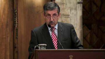 José Perurena, durante la presentación del 25 Aniversario de los Juegos Olímpicos de Barcelona 92.