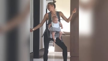 Kournikova se viraliza en las redes con este baile junto a su hijo
