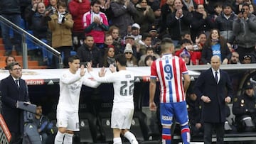 Zidane considers what to do with problem kids Isco and James 