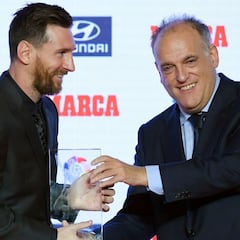 Tebas, claro: “La marcha de Messi se hubiera podido evitar”