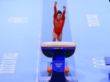 La mexicana, Alexa Moreno, consiguió llegar a una final en salto de caballo y a pesar de quedar en cuarto lugar se convirtió en la primera gimnasta nacional en conseguir dicho reconocimiento.