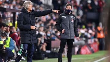 Pellegrini, durante el duelo.