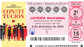 Lotería Nacional: a qué hora es y cuánto toca de premio en el Sorteo Extraordinario del Día de la Constitución 2025