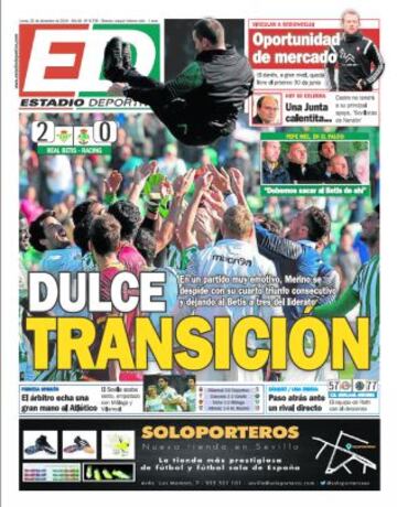 Portadas de la prensa deportiva